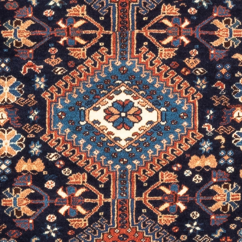 Persisk tæppe - Nomadisk - 125 x 83 cm - mørkeblå