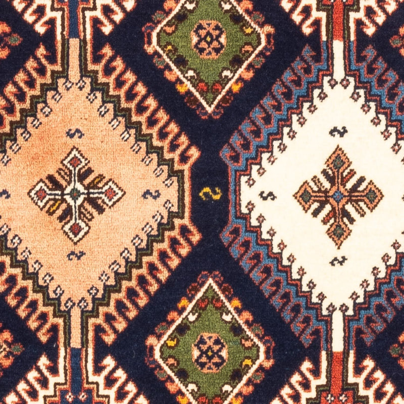 Persisk tæppe - Nomadisk - 128 x 80 cm - flerfarvet