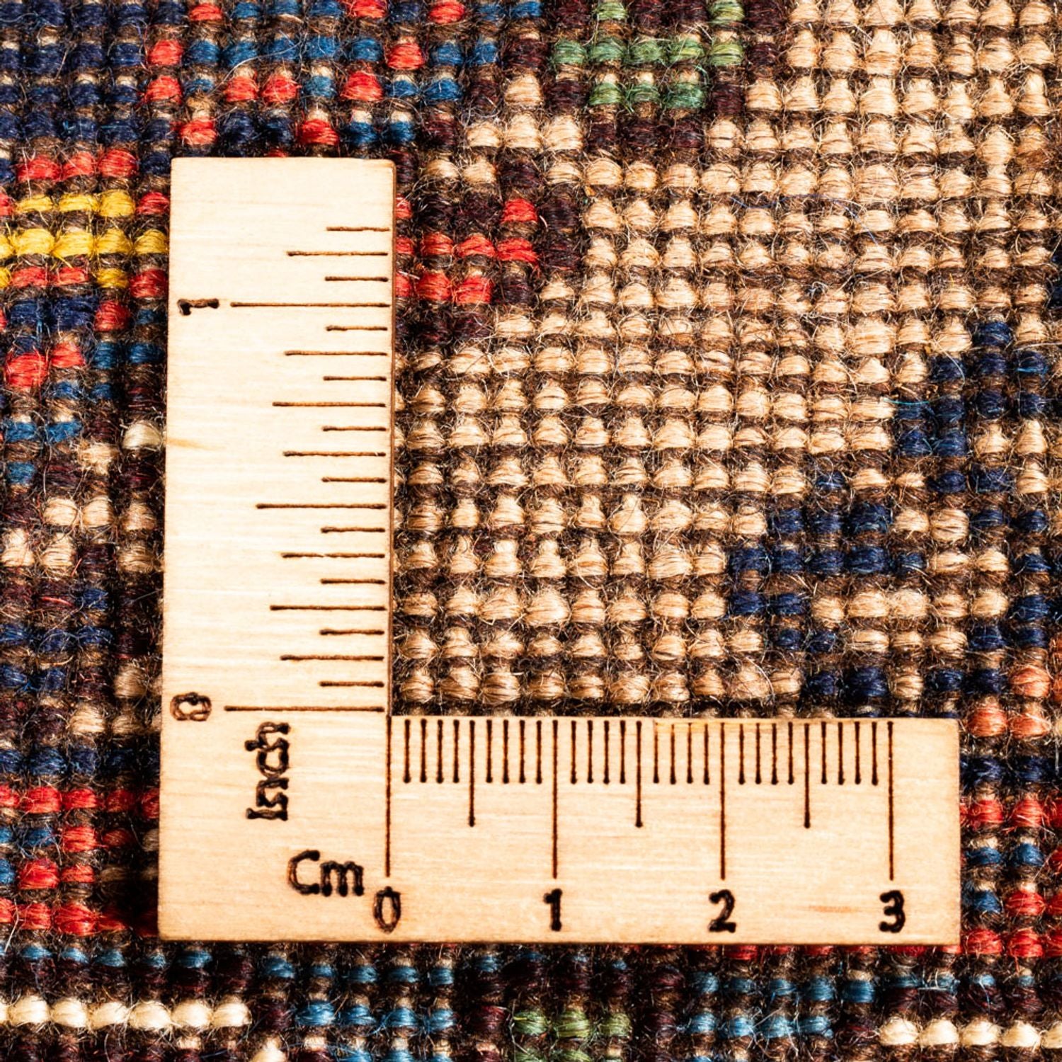 Persisk tæppe - Nomadisk - 128 x 80 cm - flerfarvet