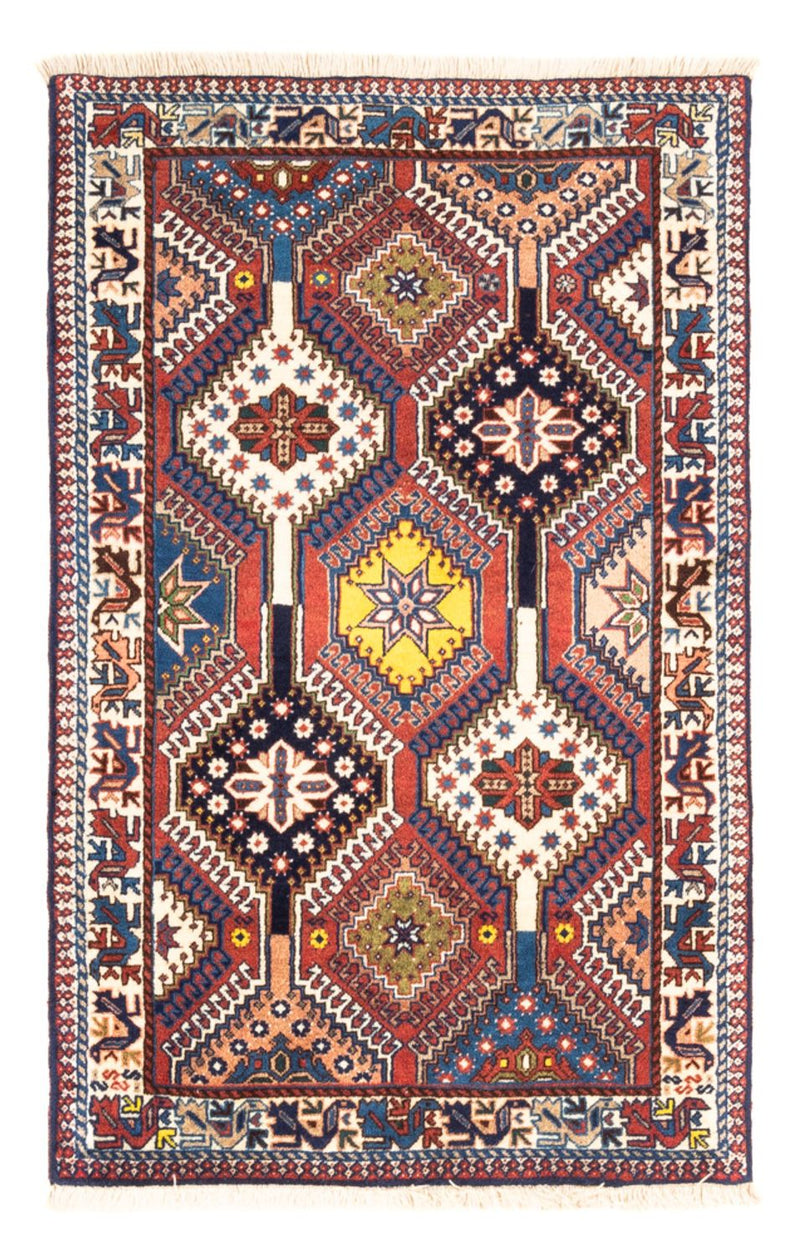 Persisk tæppe - Nomadisk - 128 x 82 cm - flerfarvet