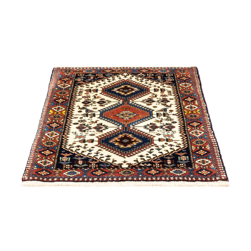 Persisk tæppe - Nomadisk - 130 x 80 cm - creme