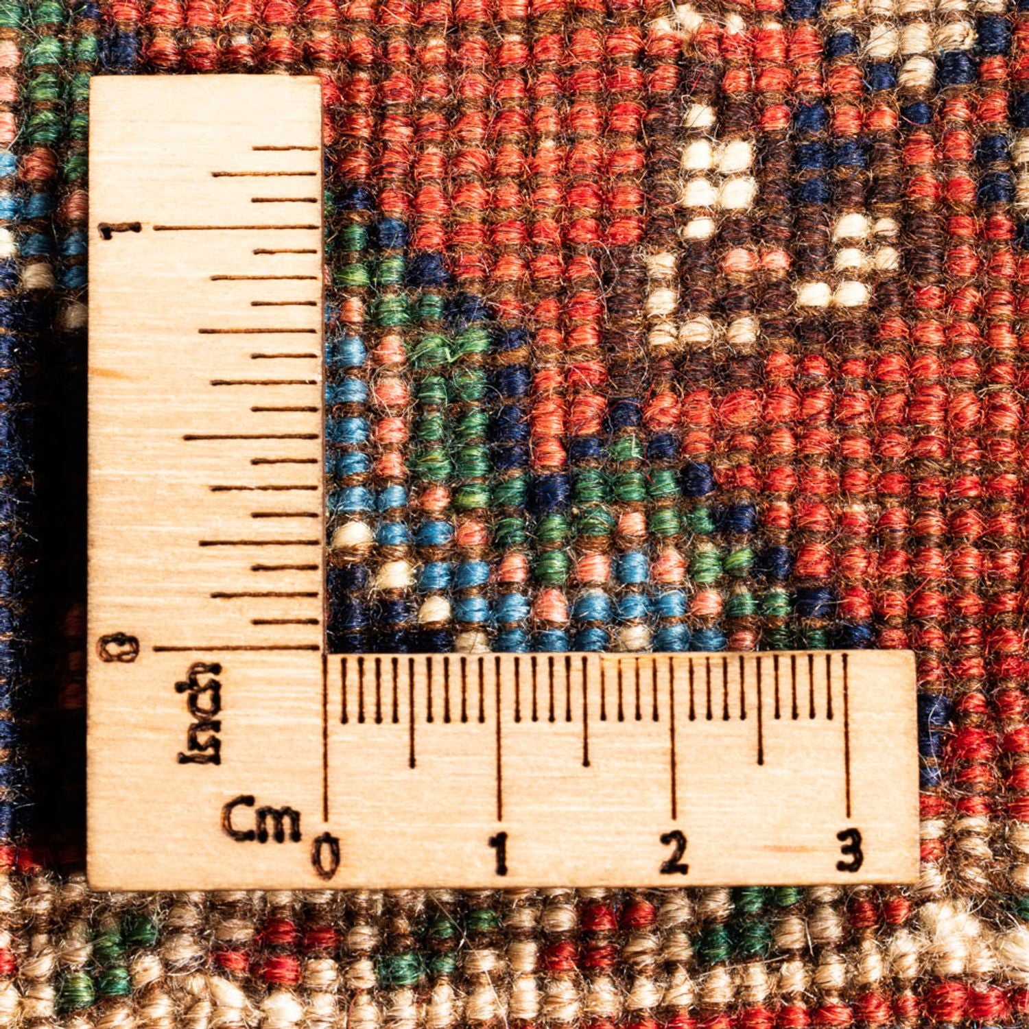 Persisk tæppe - Nomadisk - 123 x 84 cm - rød