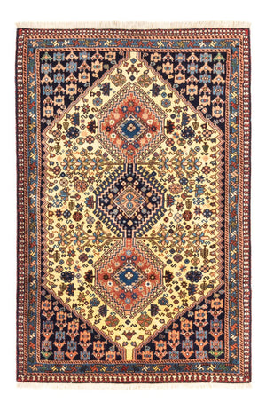 Persisk tæppe - Nomadisk - 130 x 85 cm - gul