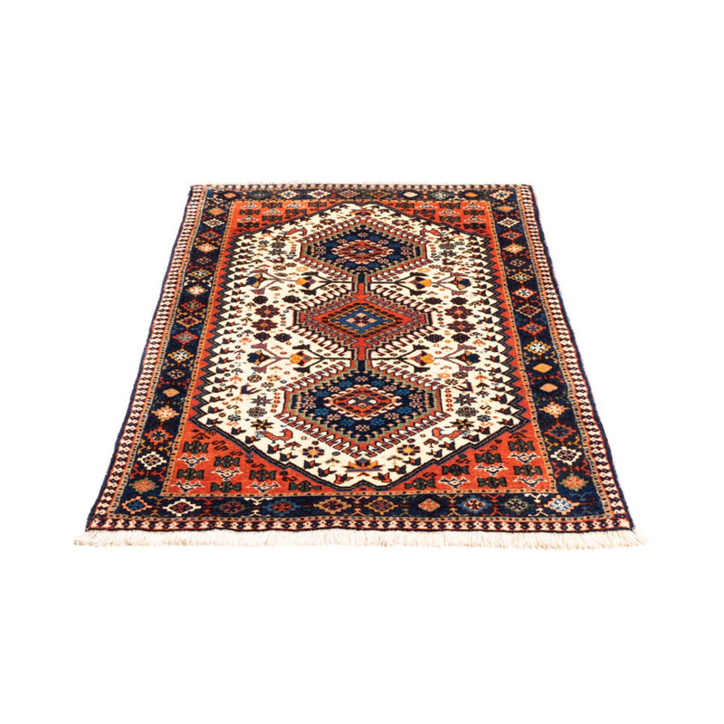 Persisk tæppe - Nomadisk - 136 x 80 cm - creme