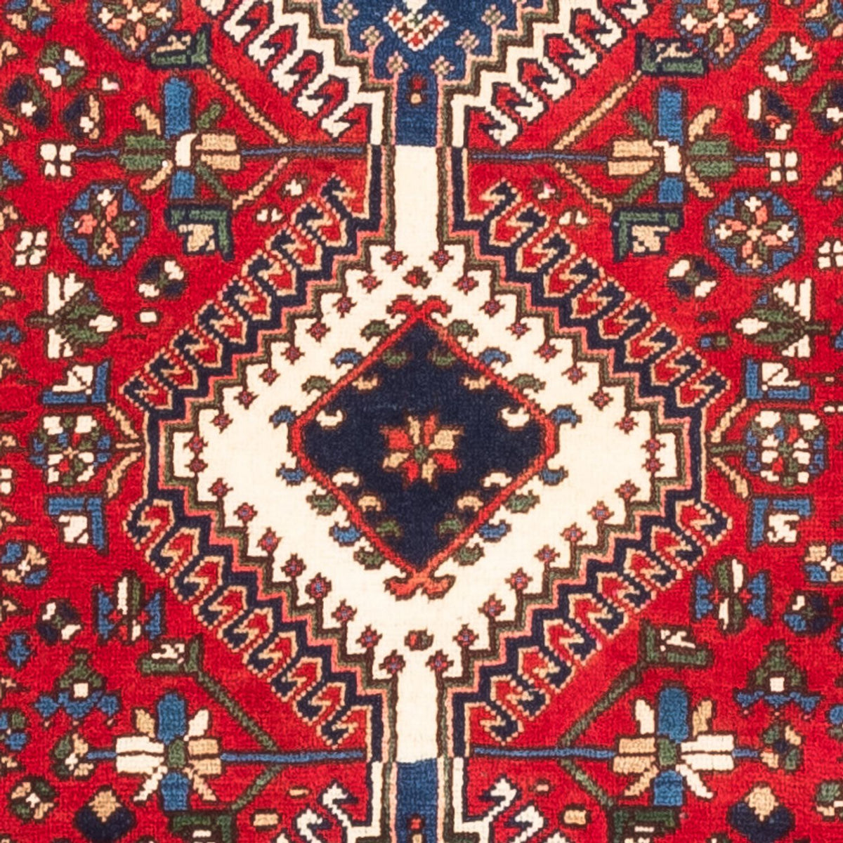 Persisk tæppe - Nomadisk - 128 x 74 cm - rød