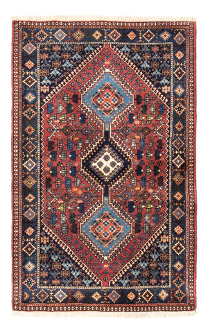 Persisk tæppe - Nomadisk - 130 x 82 cm - rød