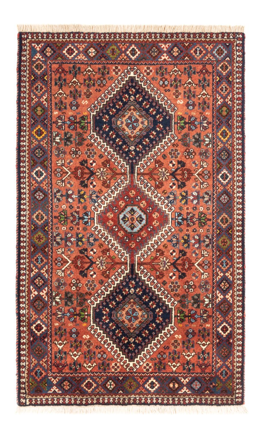 Persisk tæppe - Nomadisk - 136 x 82 cm - rød
