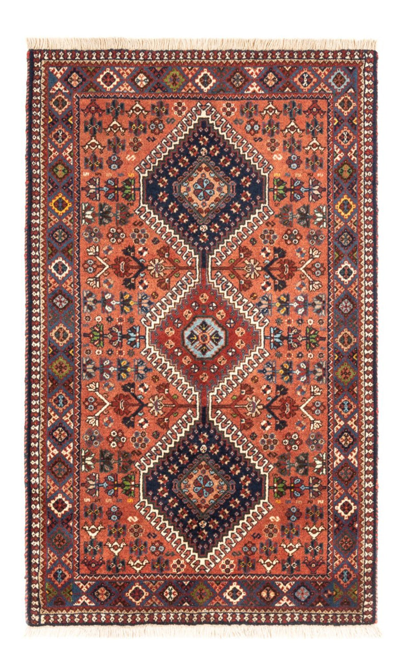 Persisk tæppe - Nomadisk - 136 x 82 cm - rød