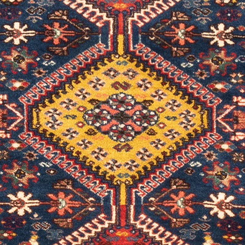 Persisk tæppe - Nomadisk - 120 x 83 cm - mørkeblå