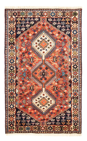 Persisk tæppe - Nomadisk - 130 x 82 cm - rød