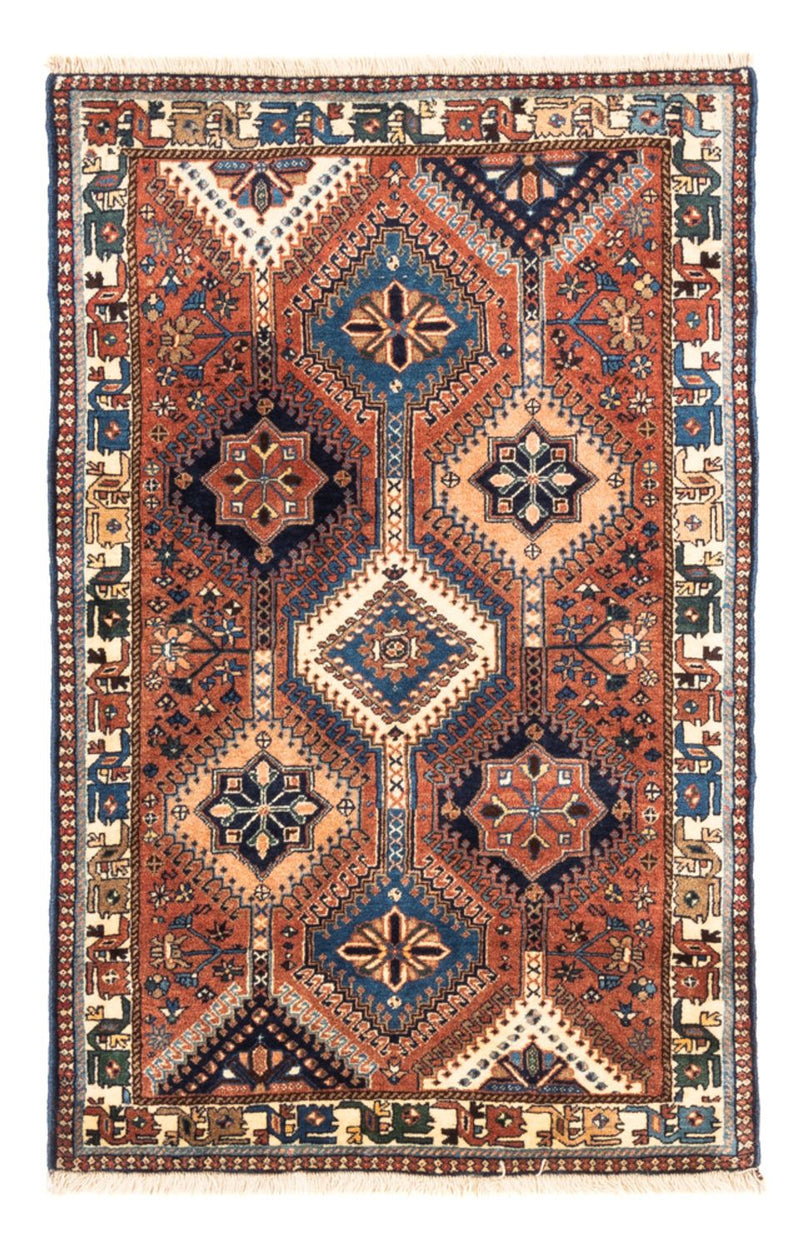 Persisk tæppe - Nomadisk - 128 x 81 cm - rød