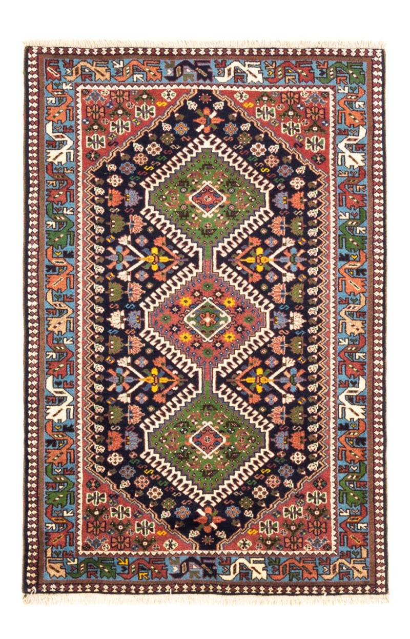 Persisk tæppe - Nomadisk - 128 x 82 cm - grøn