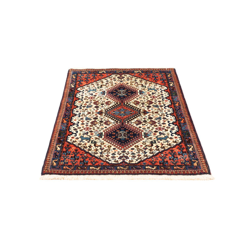 Persisk tæppe - Nomadisk - 128 x 83 cm - creme