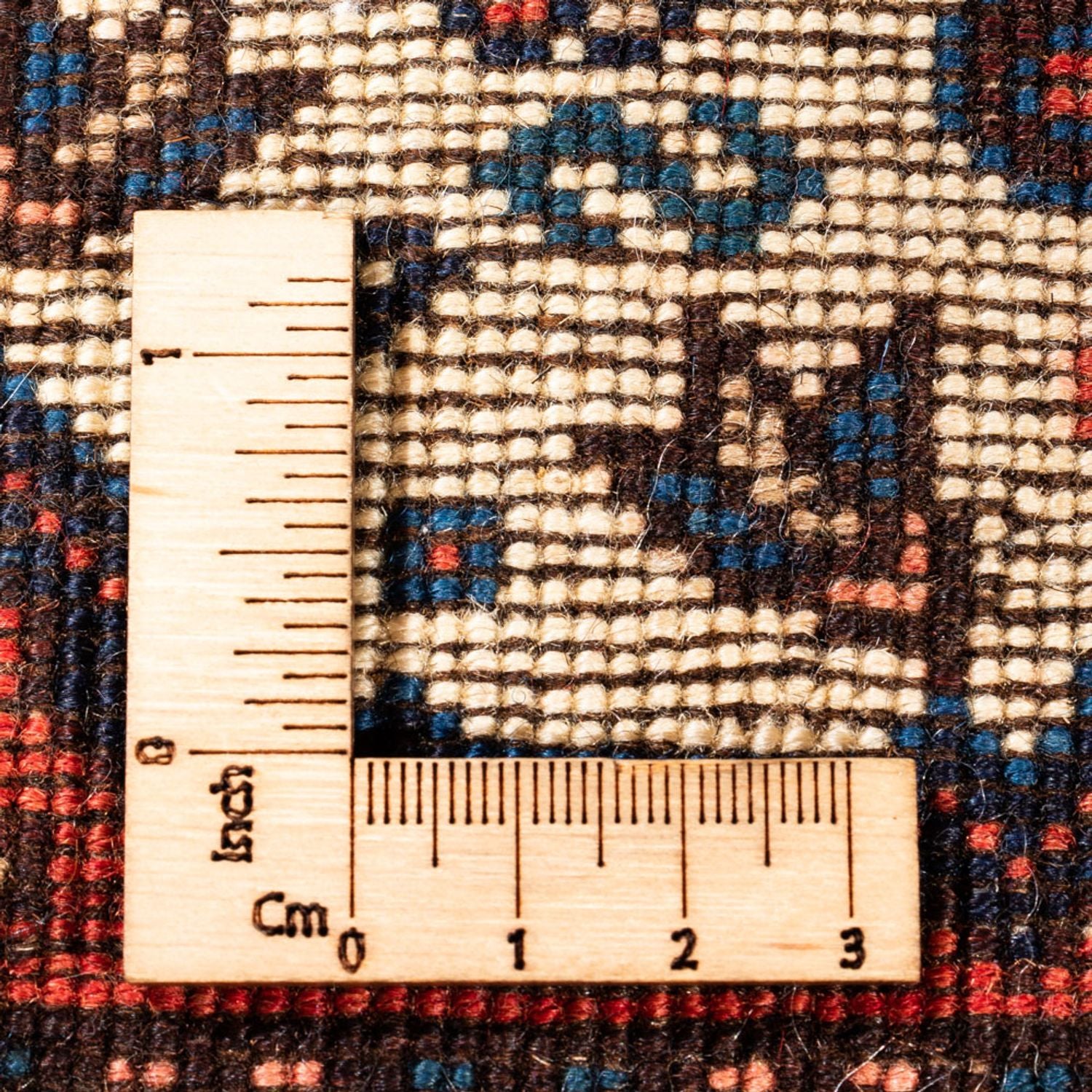 Persisk tæppe - Nomadisk - 128 x 83 cm - creme