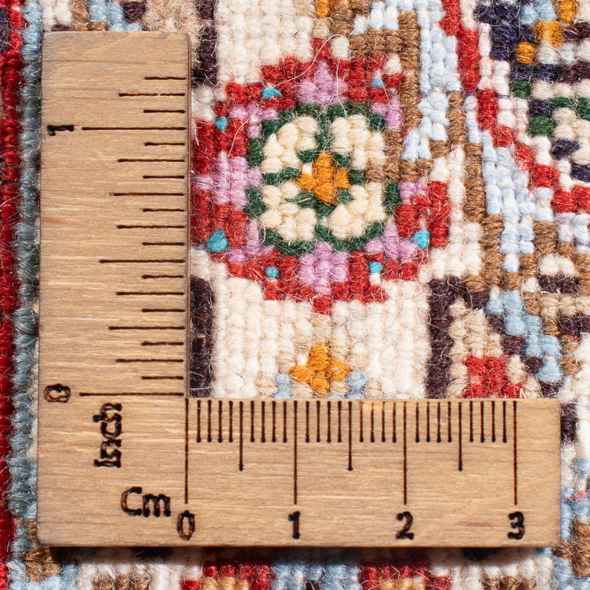 Persisk tæppe - Classic - Royal - 30 x 30 cm - flerfarvet