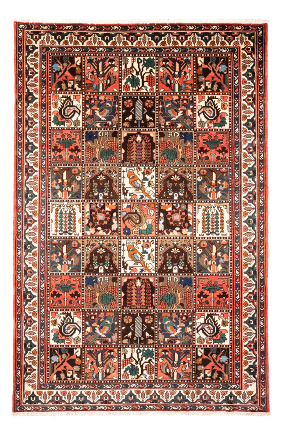 Persisk tæppe - Nomadisk - 300 x 205 cm - flerfarvet