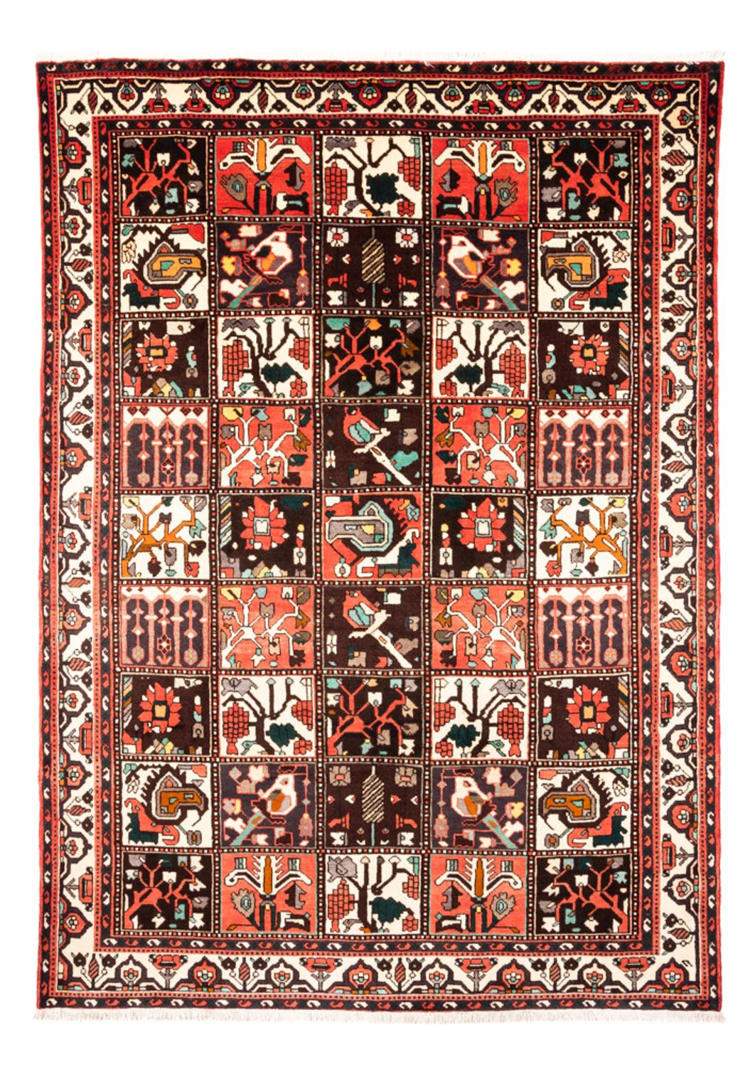 Persisk tæppe - Nomadisk - 278 x 224 cm - flerfarvet
