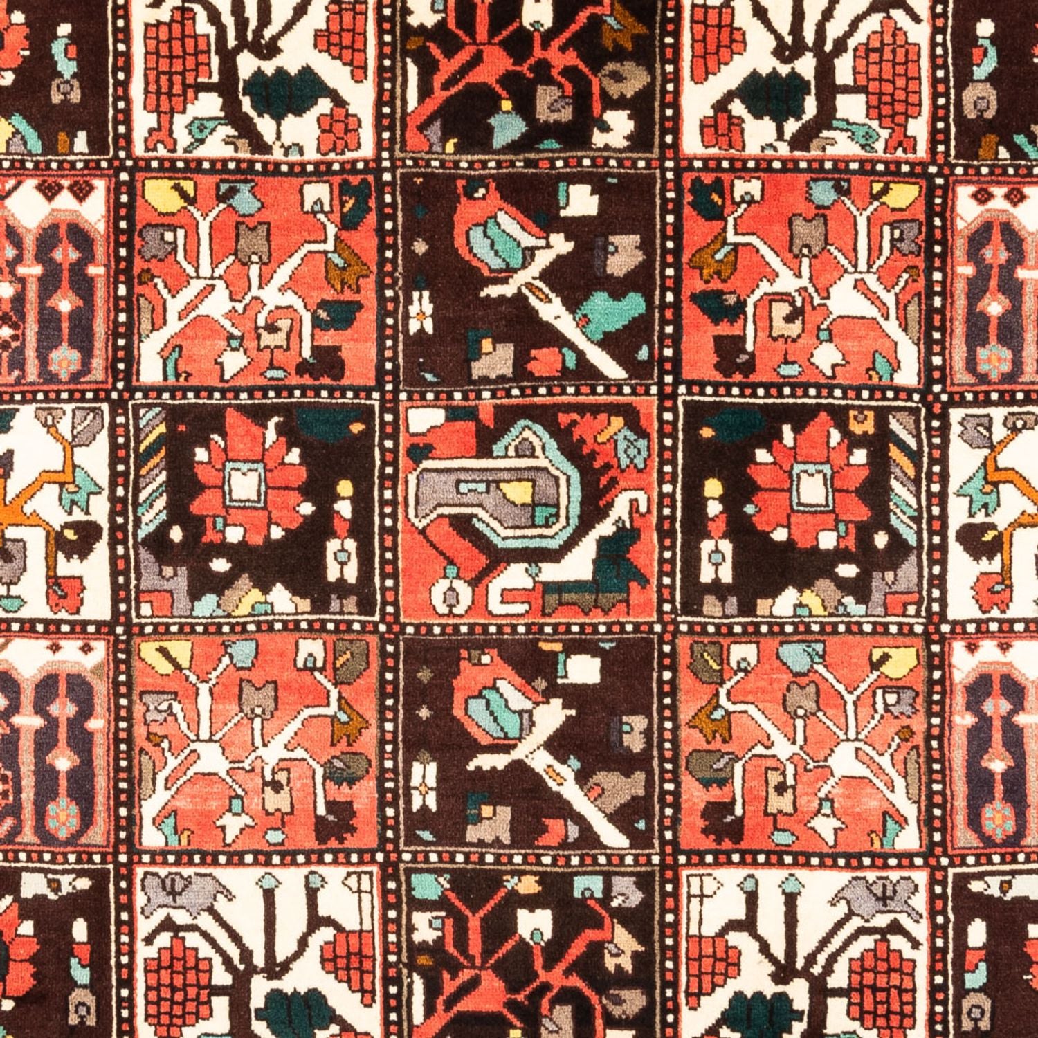 Persisk tæppe - Nomadisk - 278 x 224 cm - flerfarvet