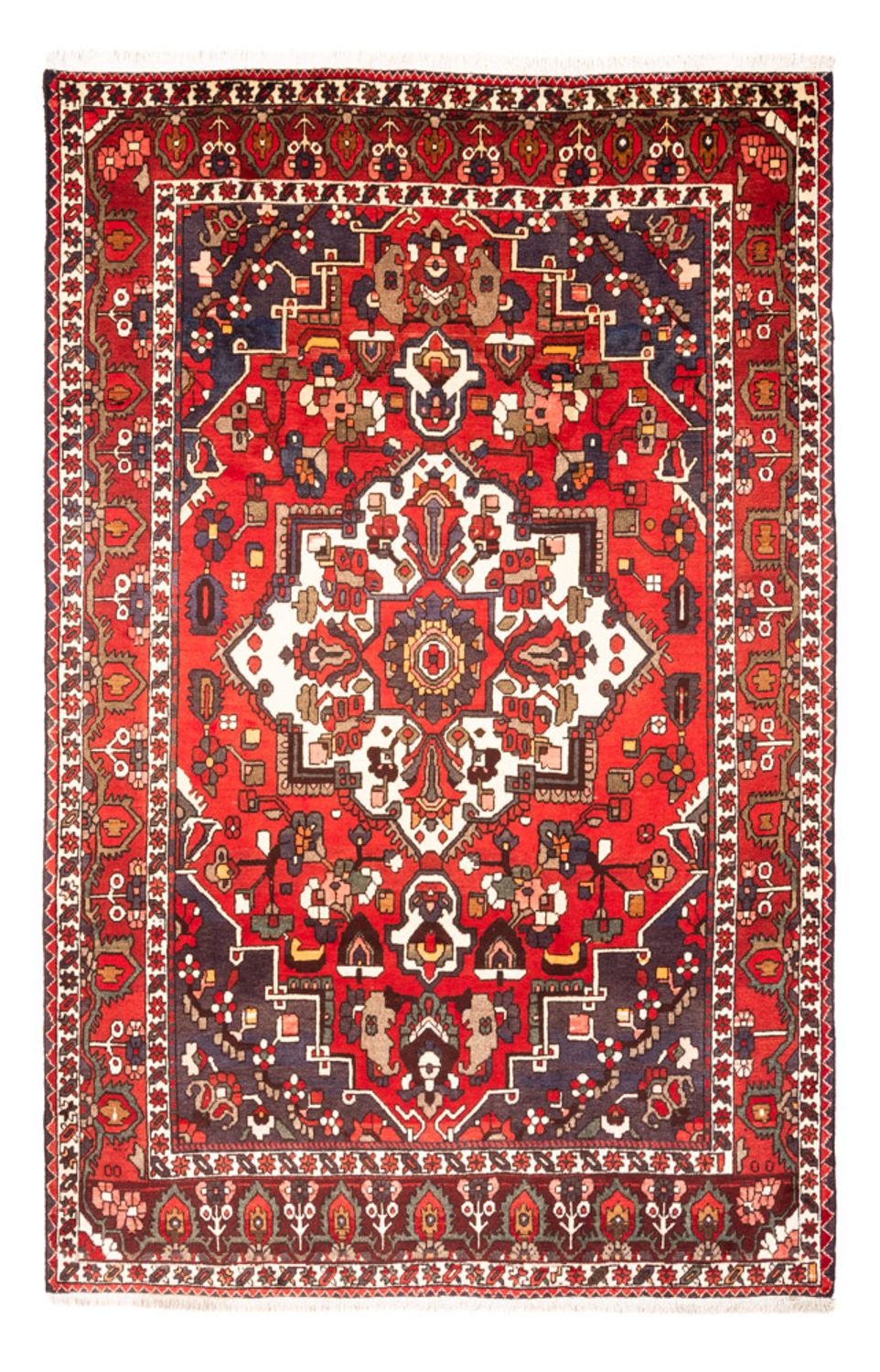 Persisk tæppe - Nomadisk - 305 x 210 cm - rød