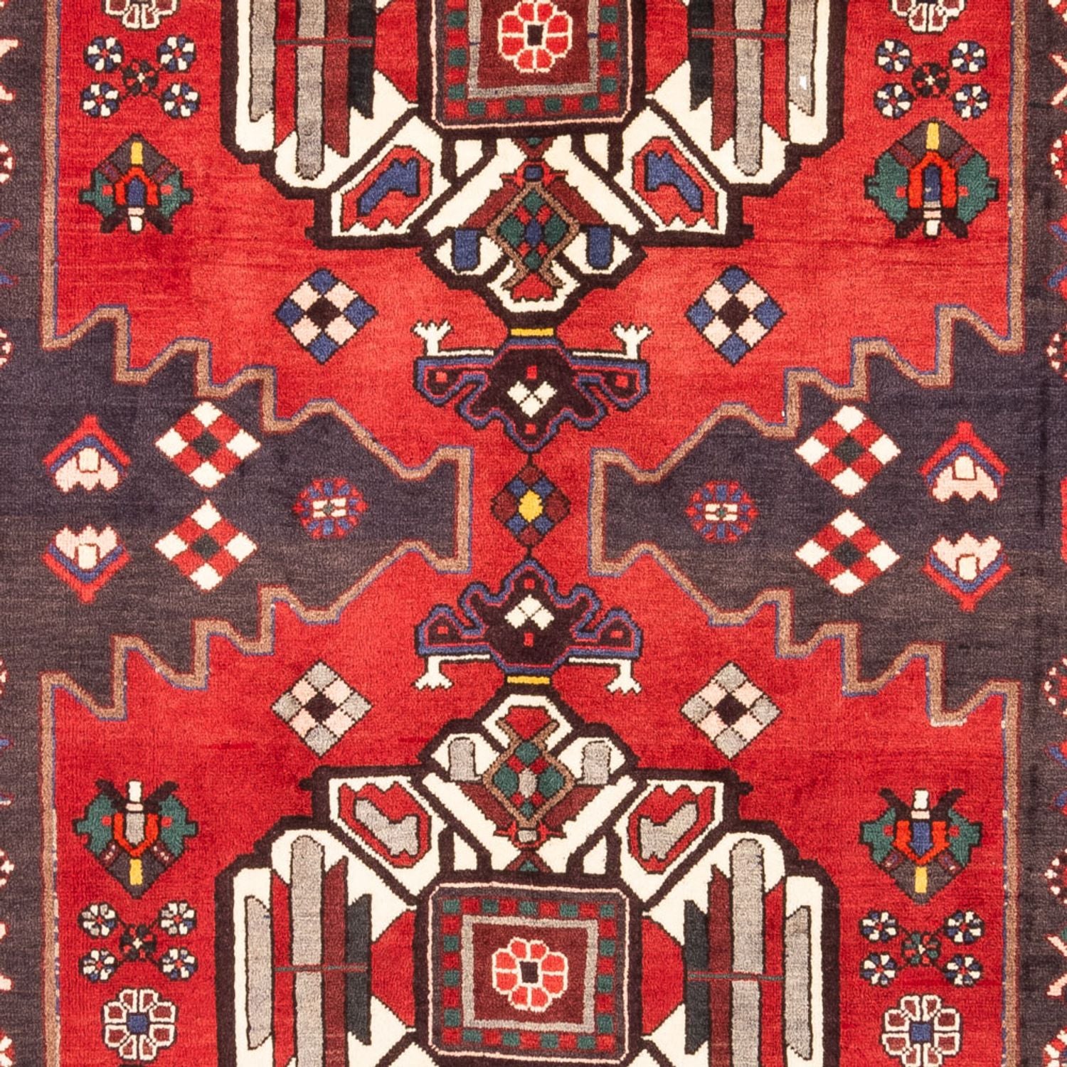 Persisk tæppe - Nomadisk - 317 x 207 cm - rød