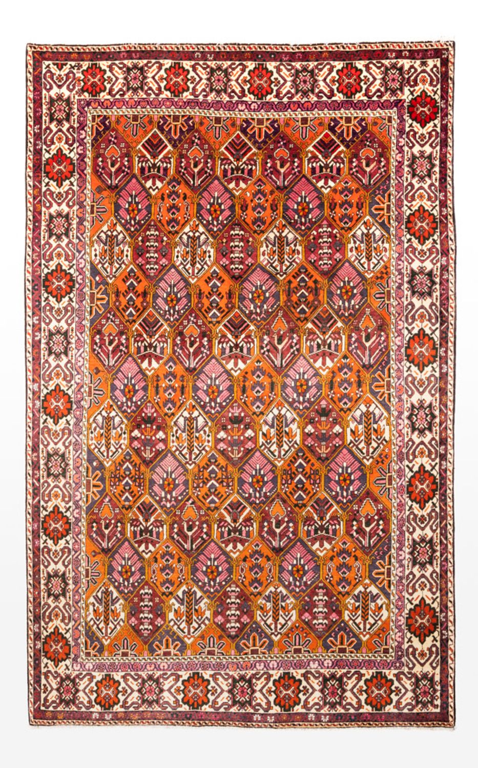 Persisk tæppe - Nomadisk - 310 x 203 cm - flerfarvet