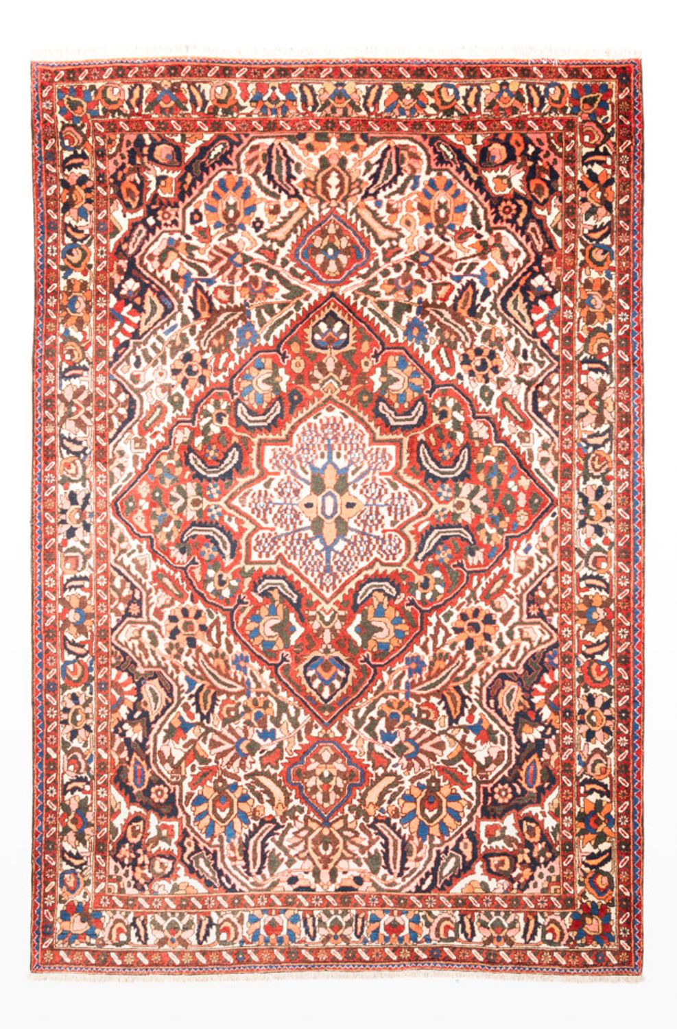 Persisk tæppe - Nomadisk - 312 x 214 cm - creme