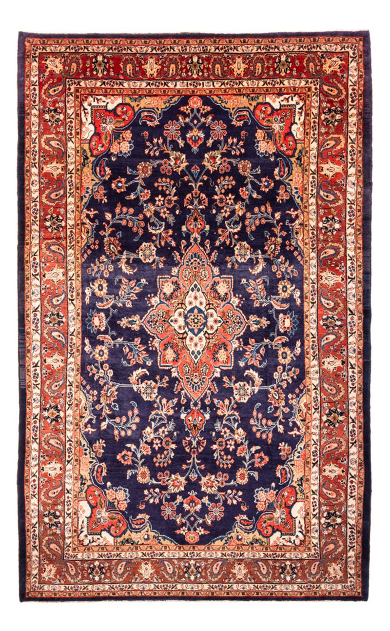 Persisk tæppe - Nomadisk - 338 x 216 cm - mørkeblå