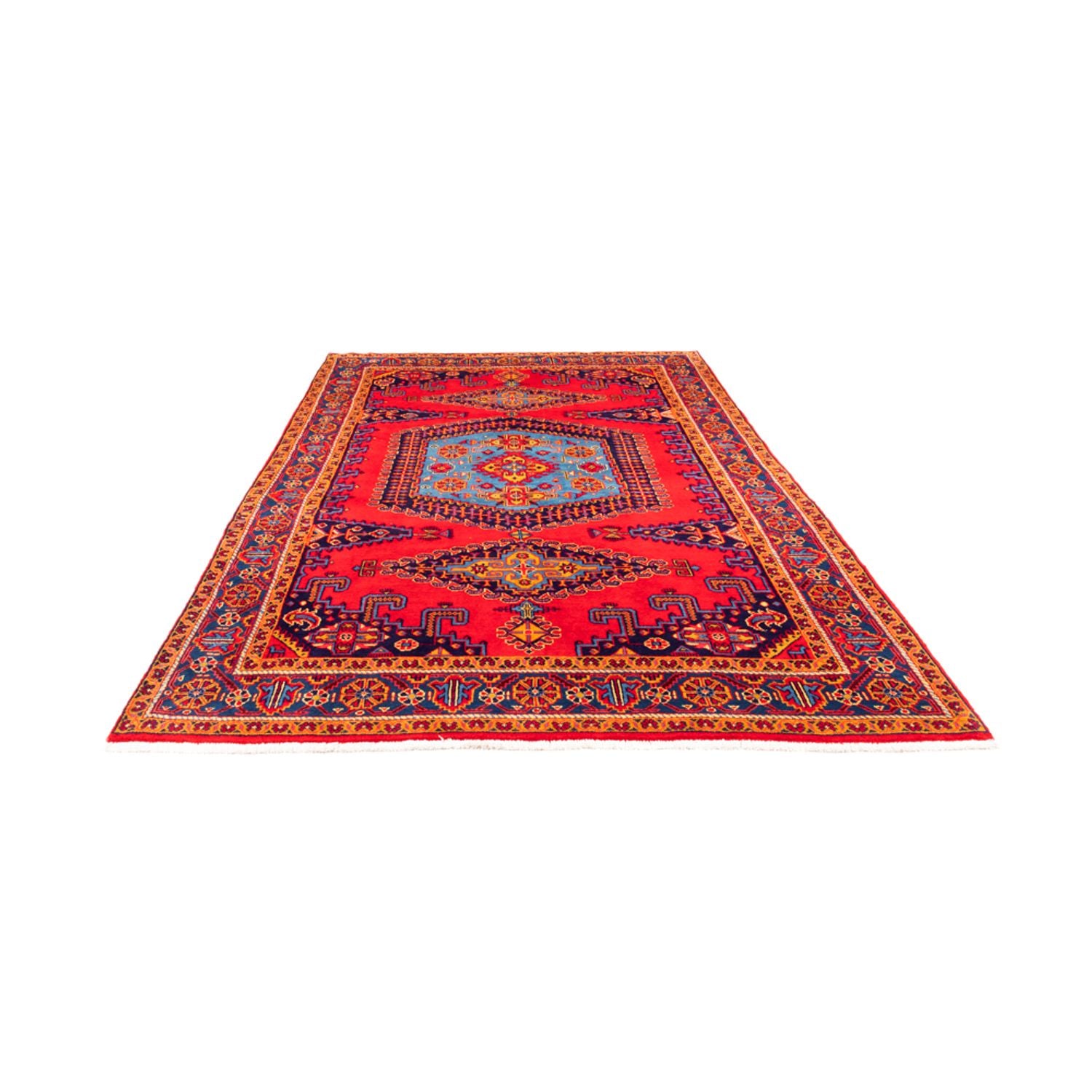 Persisk tæppe - Nomadisk - 323 x 207 cm - rød