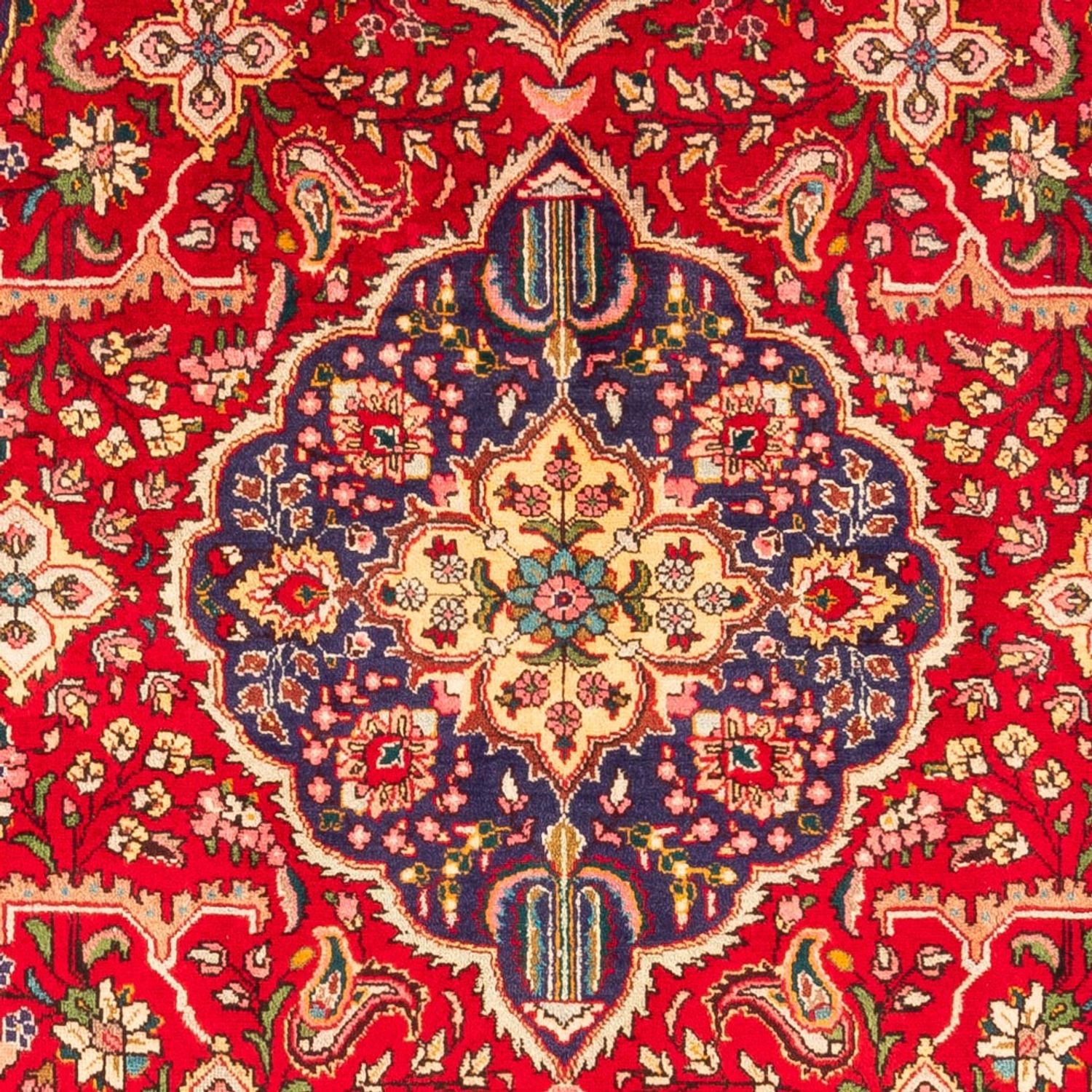 Persisk tæppe - Tabriz - 296 x 197 cm - rød