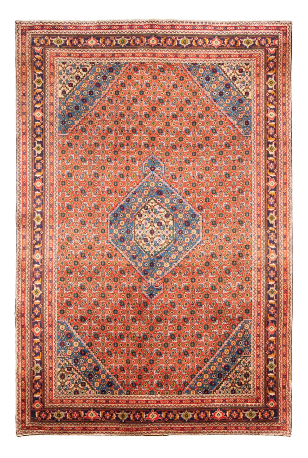 Persisk tæppe - Nomadisk - 297 x 198 cm - rød