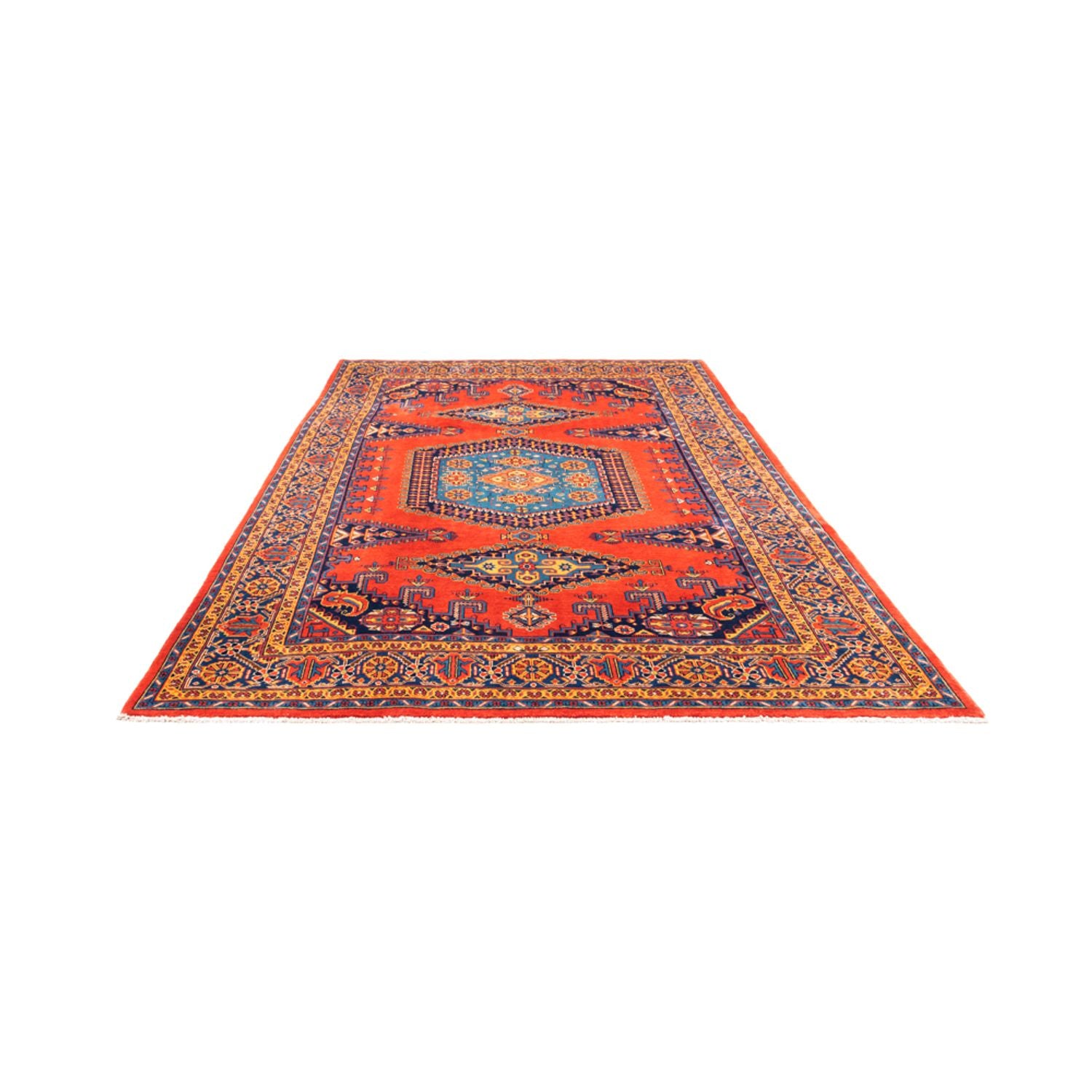 Persisk tæppe - Nomadisk - 313 x 235 cm - rød