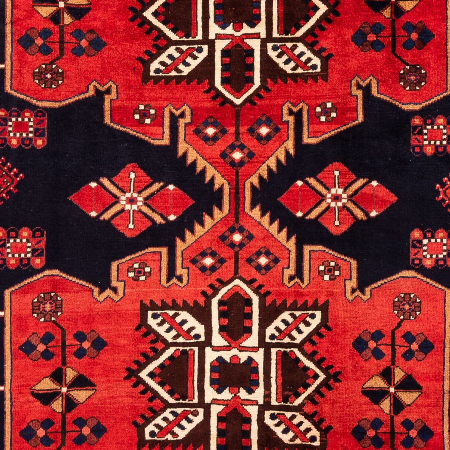 Persisk tæppe - Nomadisk - 312 x 206 cm - rød
