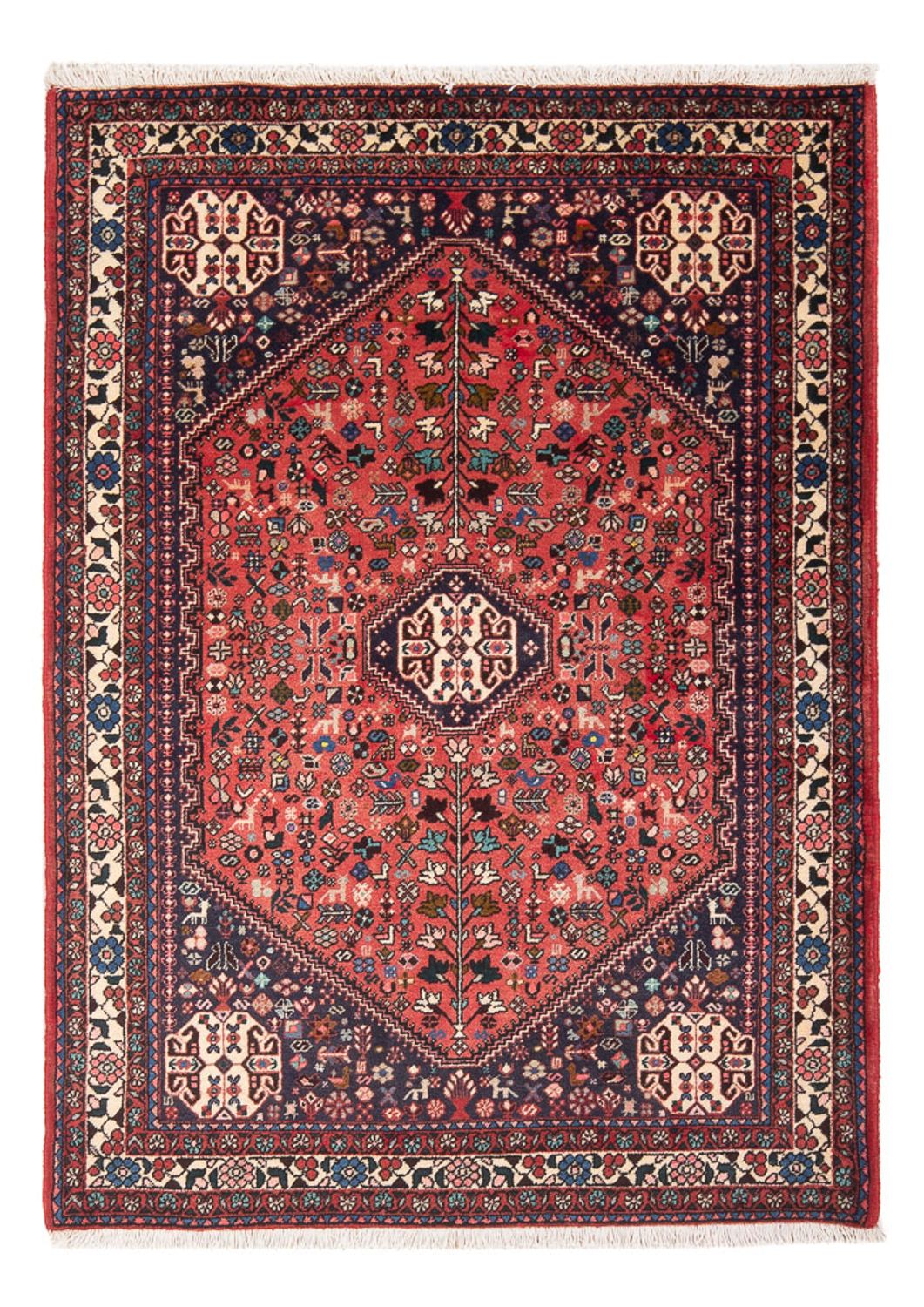 Persisk tæppe - Nomadisk - 155 x 102 cm - rød