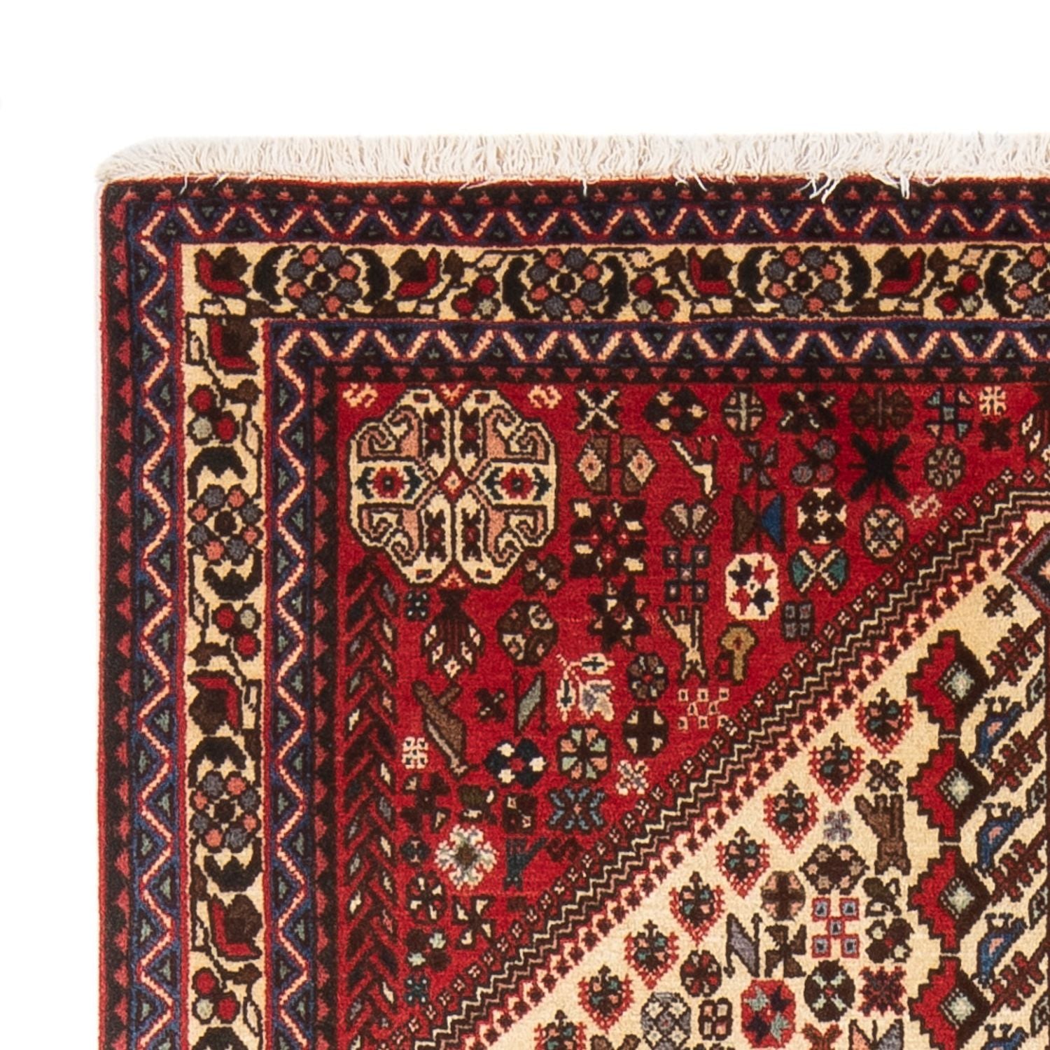 Persisk tæppe - Nomadisk - 155 x 103 cm - creme