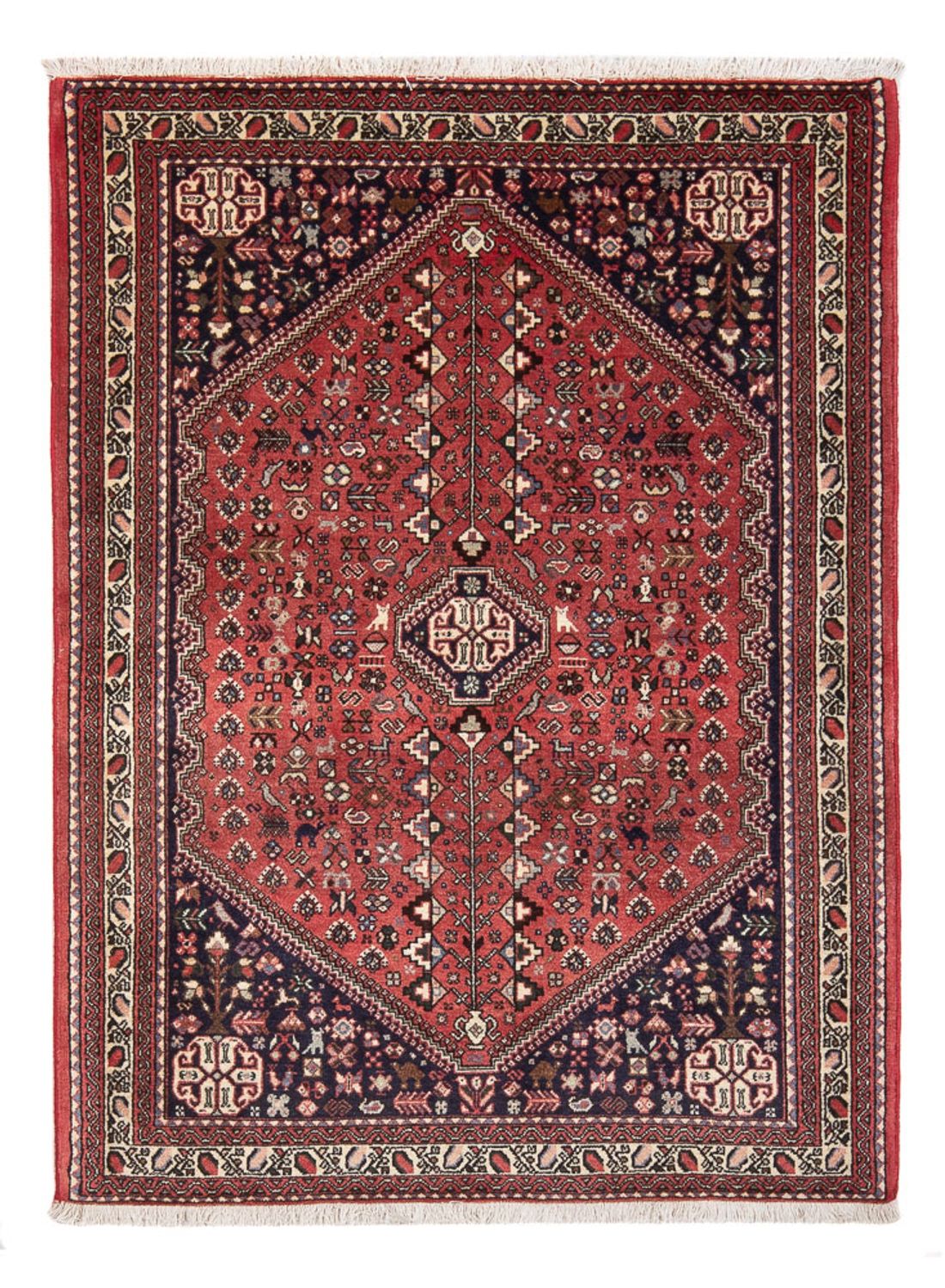 Persisk tæppe - Nomadisk - 168 x 112 cm - rød