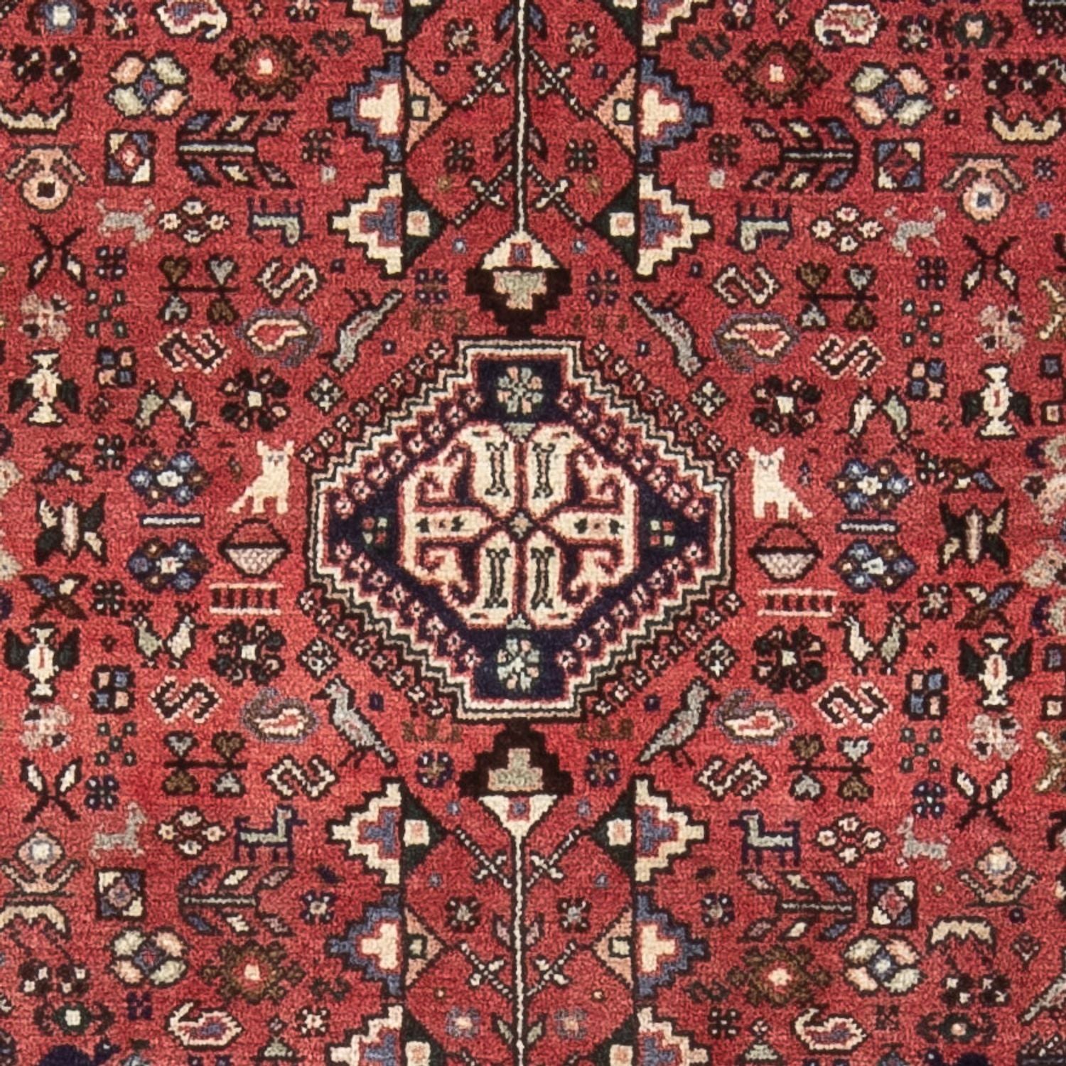 Persisk tæppe - Nomadisk - 168 x 112 cm - rød