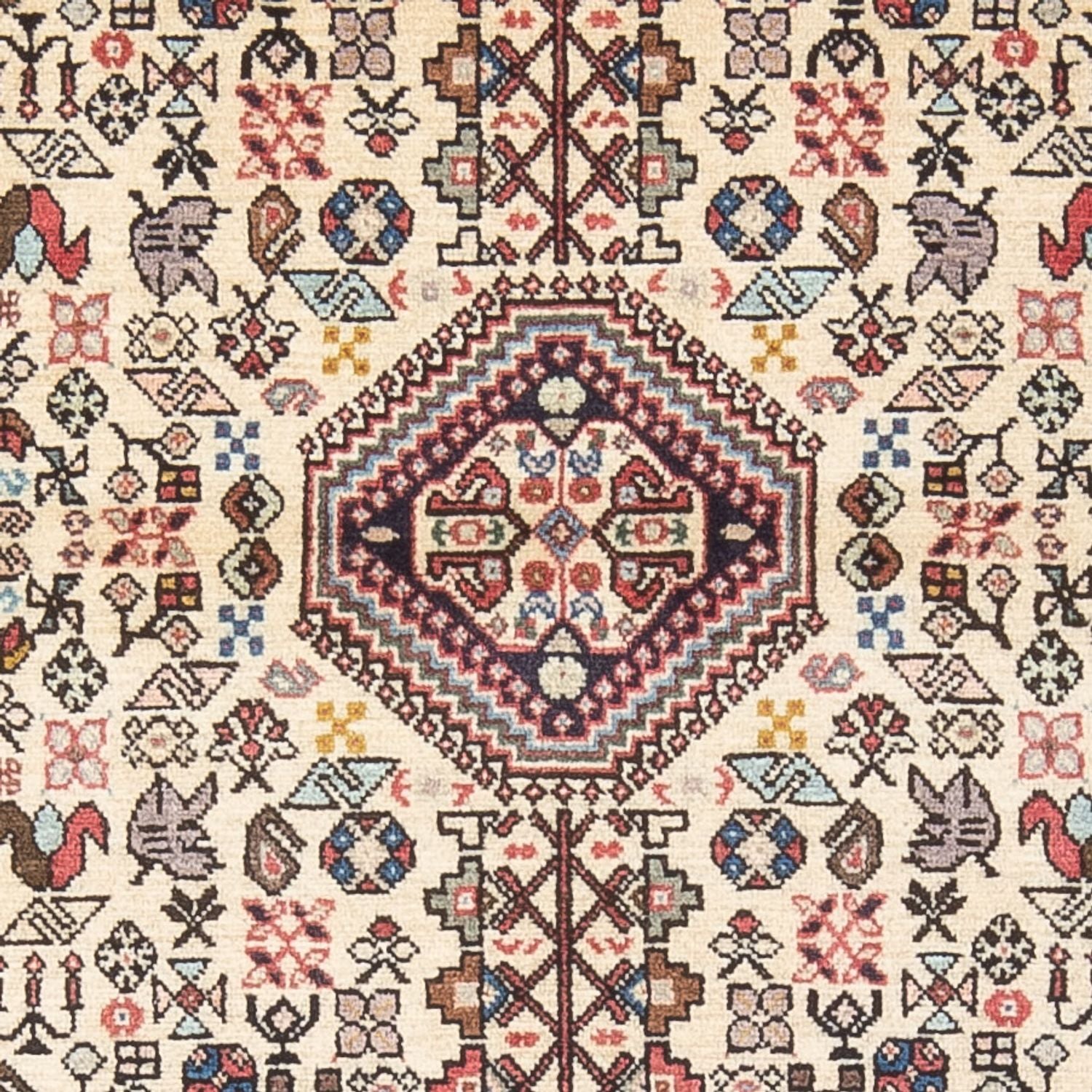 Persisk tæppe - Nomadisk - 150 x 100 cm - creme
