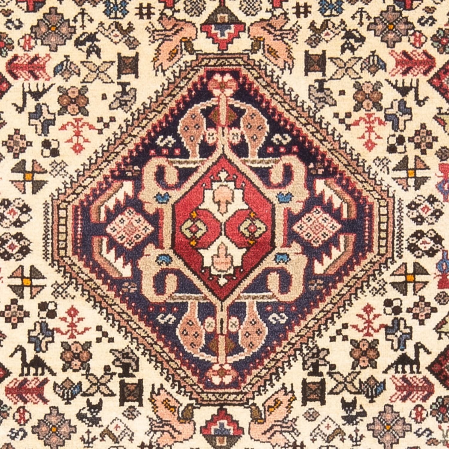 Persisk tæppe - Nomadisk - 155 x 97 cm - creme