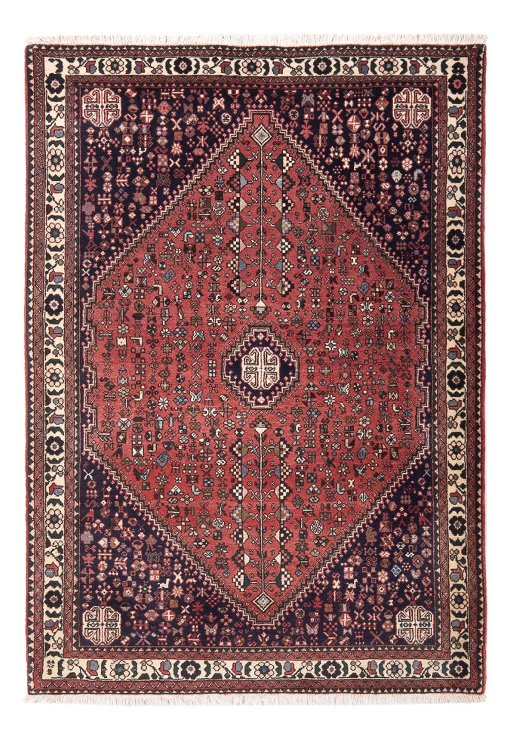 Persisk tæppe - Nomadisk - 146 x 100 cm - rød
