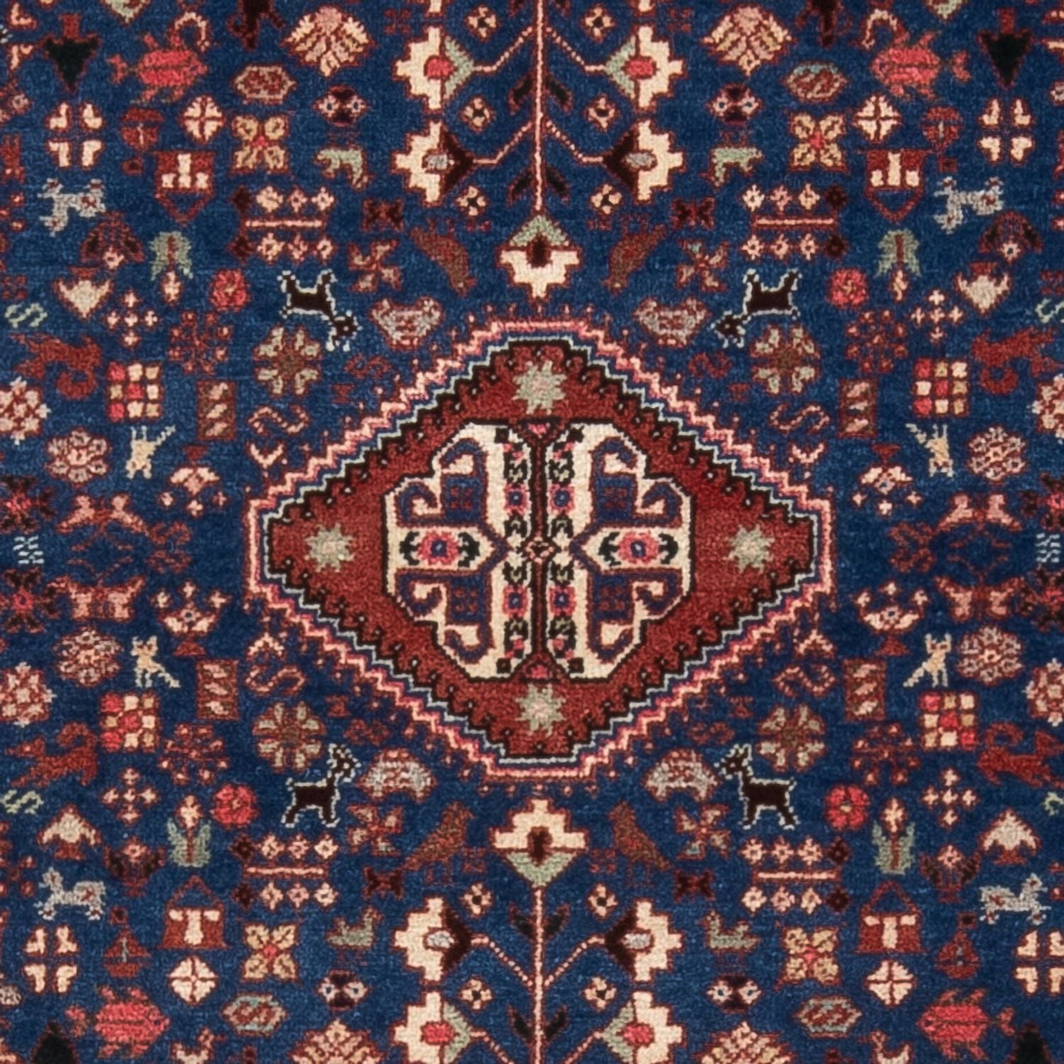 Persisk tæppe - Nomadisk - 150 x 102 cm - blå