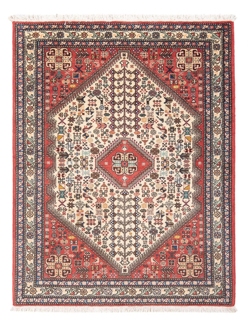 Persisk tæppe - Nomadisk - 147 x 104 cm - creme