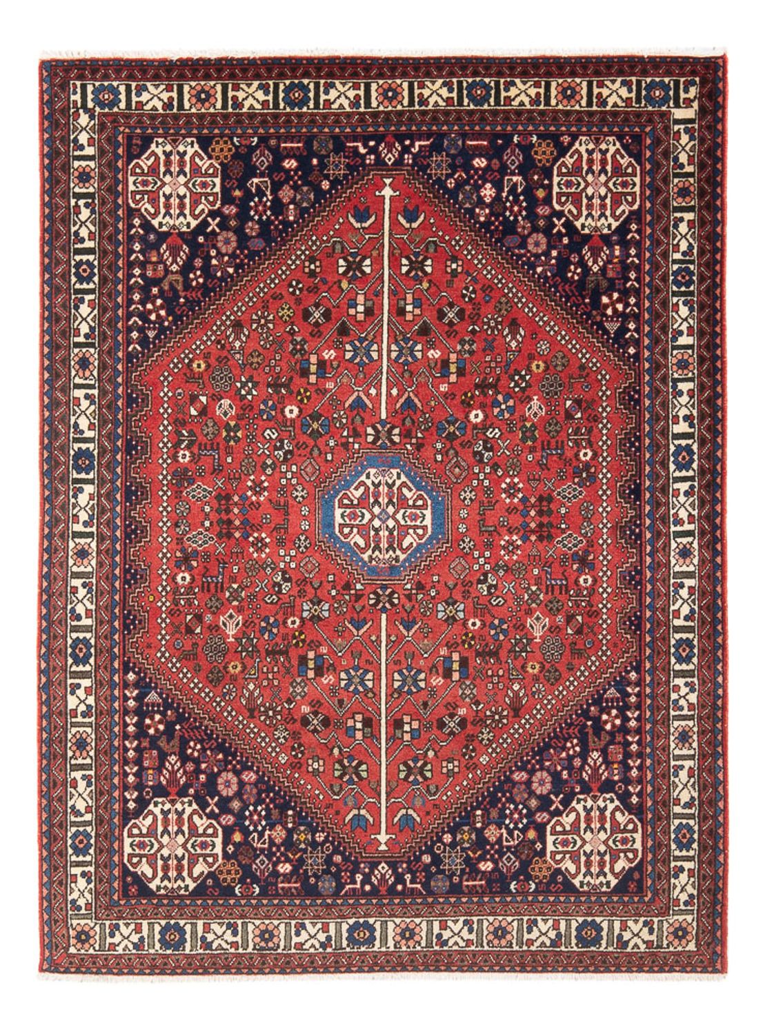 Persisk tæppe - Nomadisk - 154 x 107 cm - rød