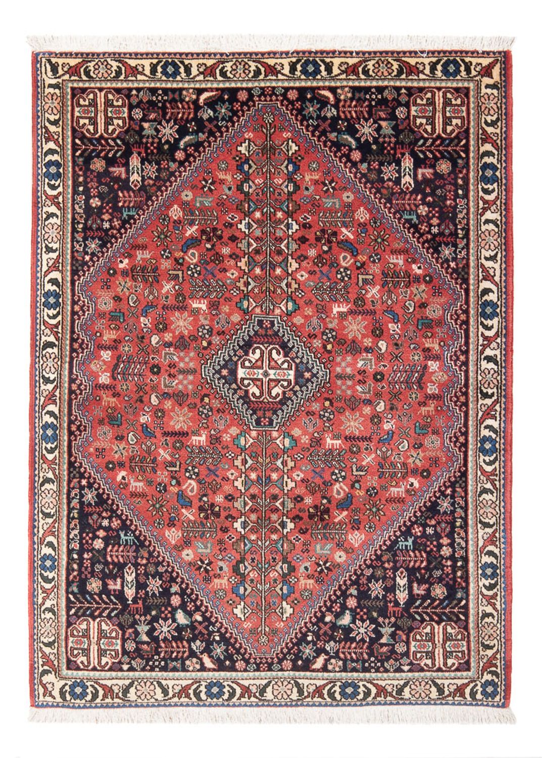 Persisk tæppe - Nomadisk - 148 x 104 cm - rød