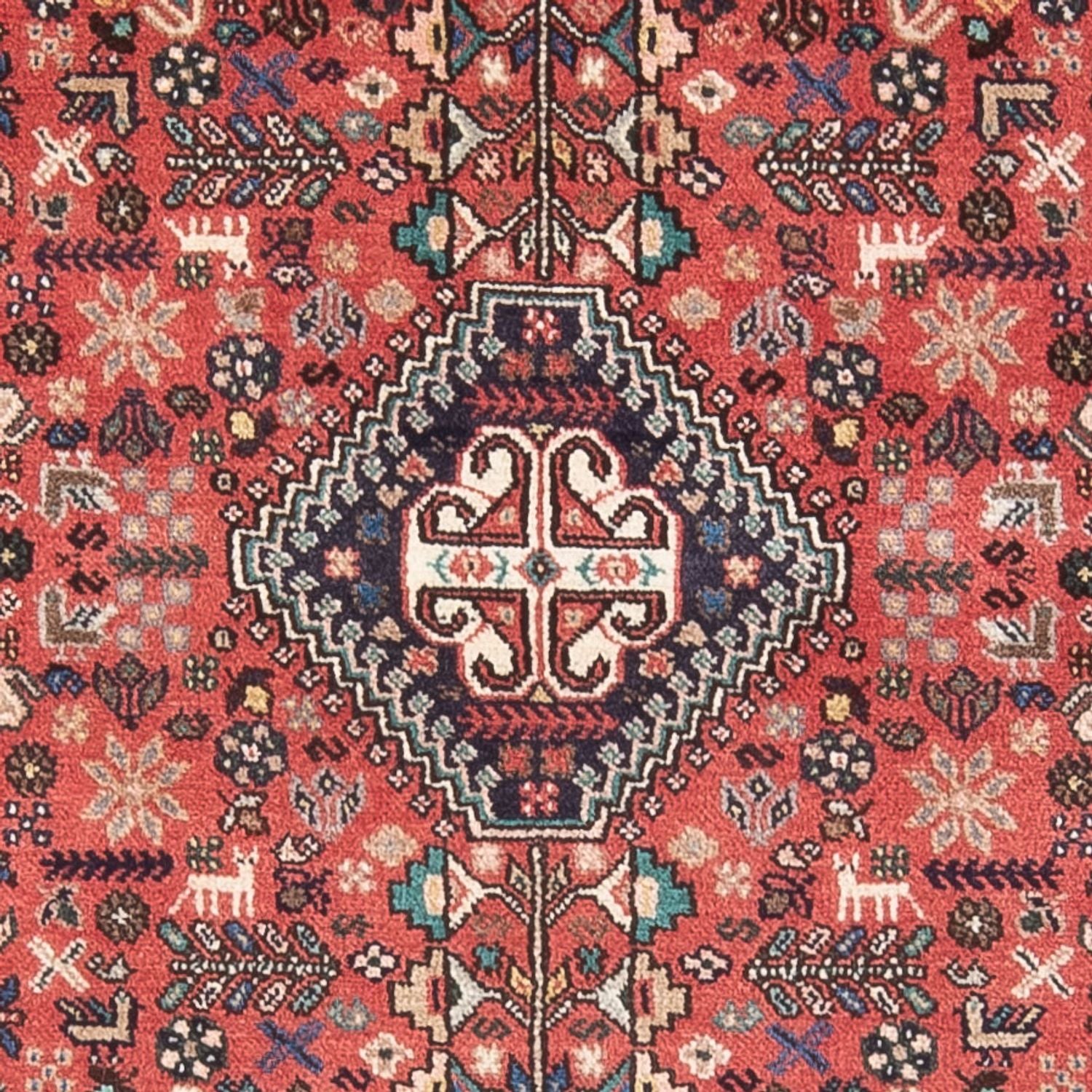 Persisk tæppe - Nomadisk - 148 x 104 cm - rød