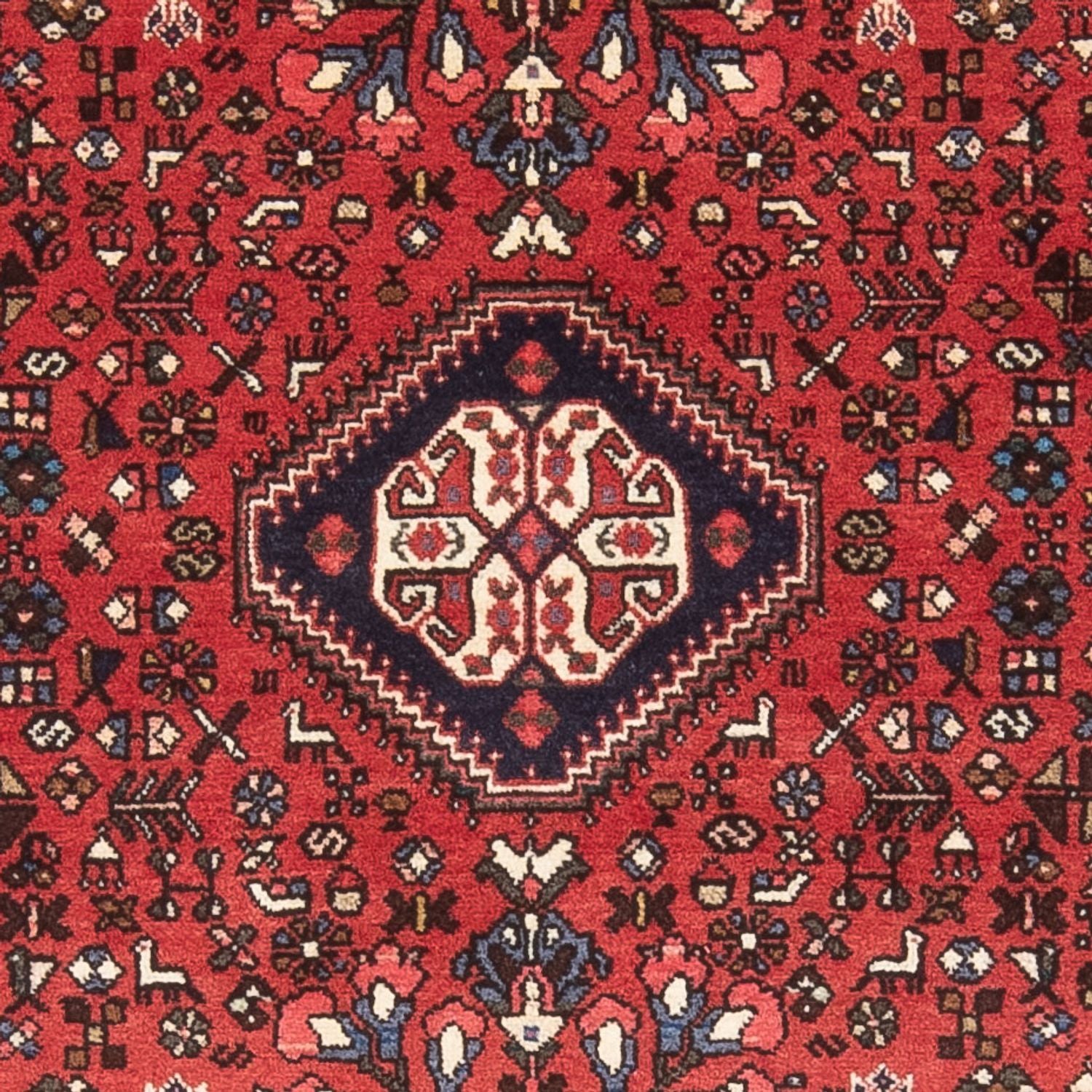 Persisk tæppe - Nomadisk - 155 x 105 cm - rød