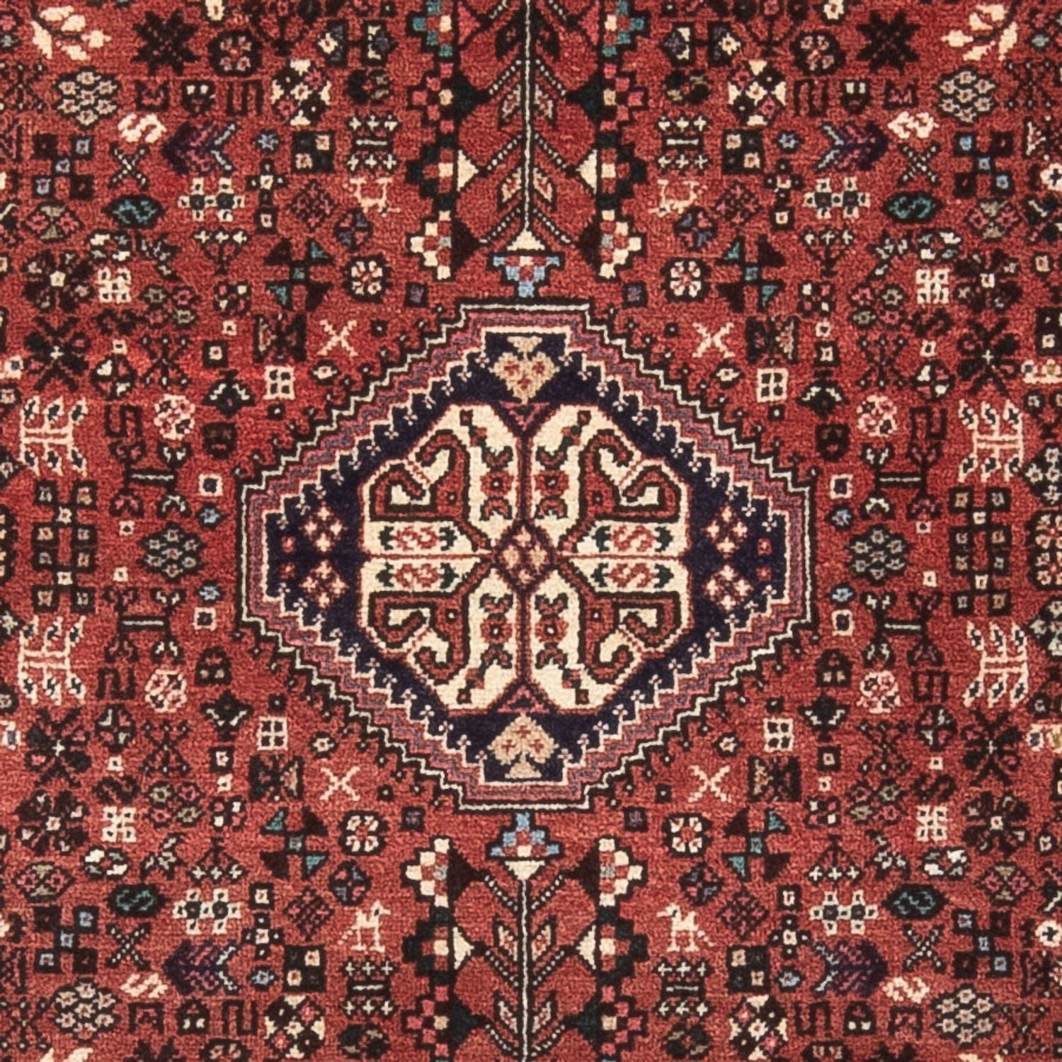 Persisk tæppe - Nomadisk - 153 x 100 cm - rød