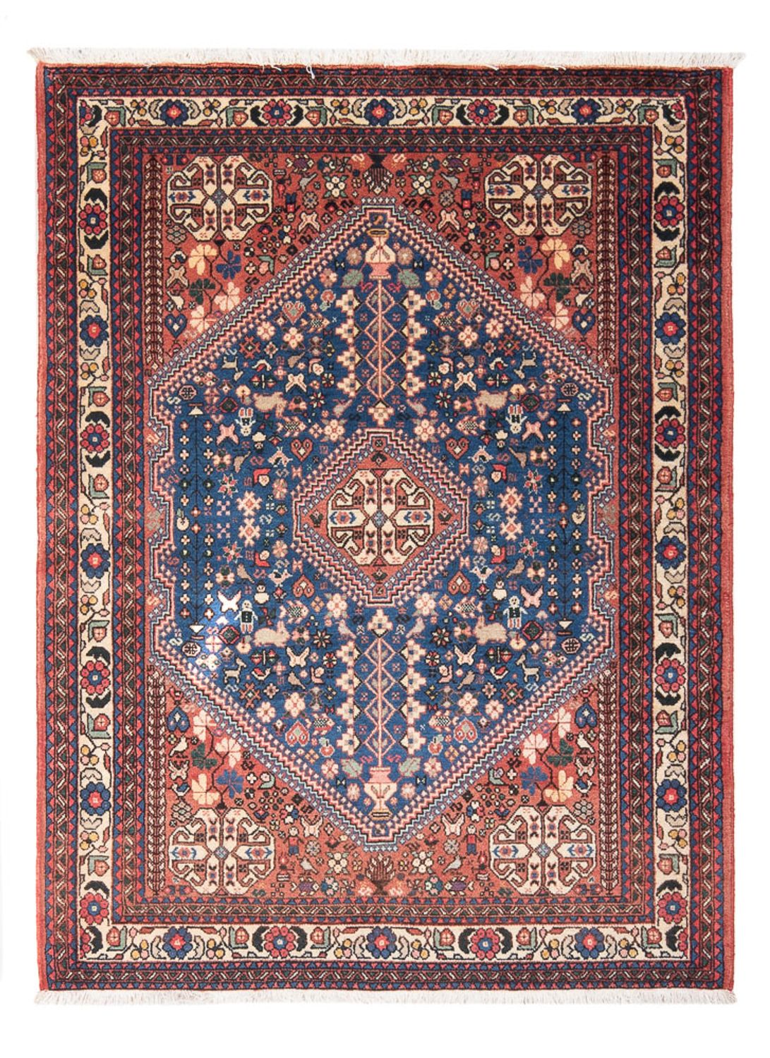 Persisk tæppe - Nomadisk - 147 x 103 cm - blå