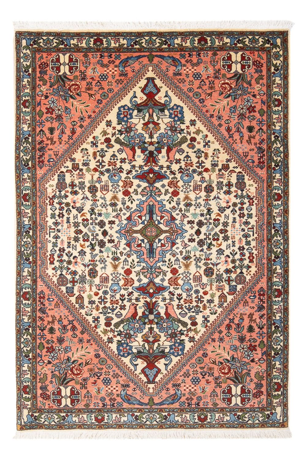 Persisk tæppe - Nomadisk - 156 x 97 cm - creme