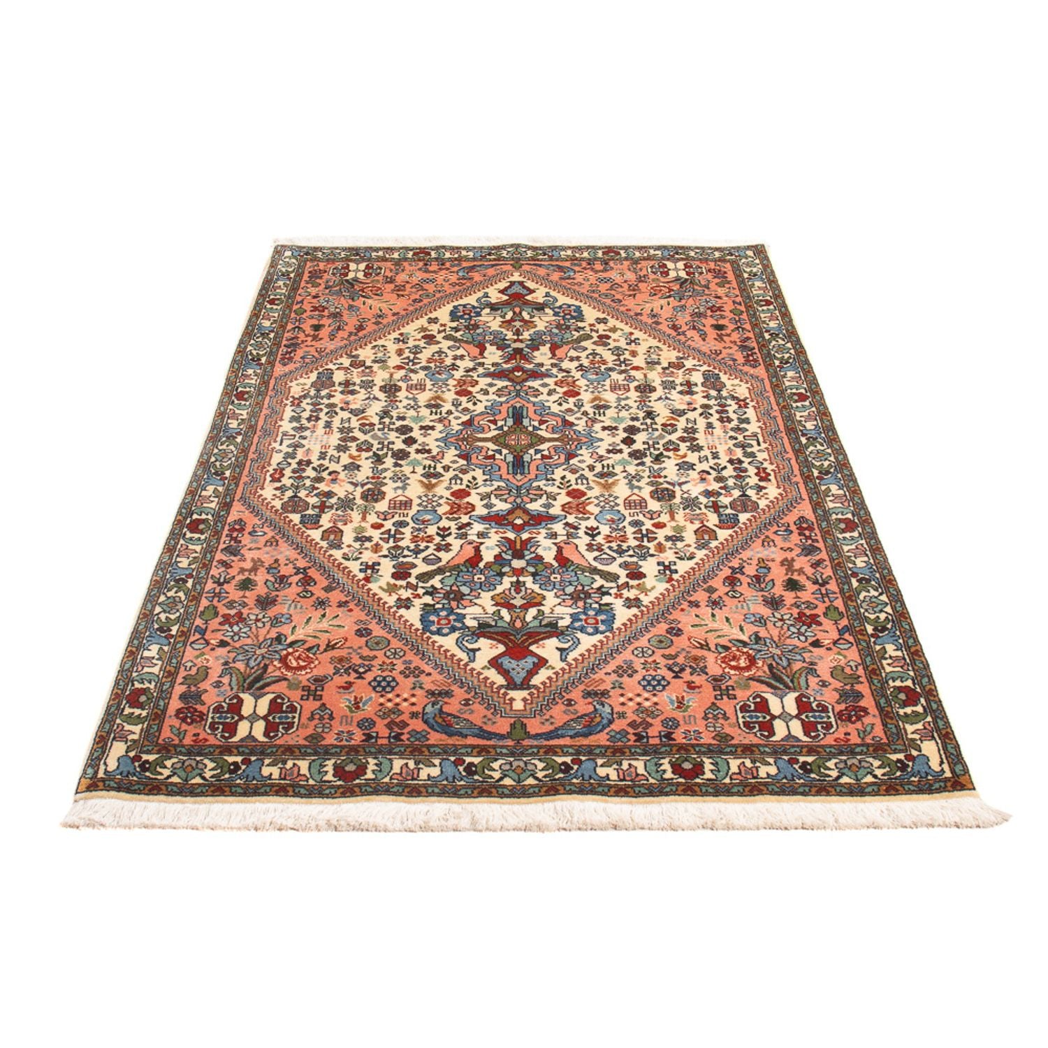 Persisk tæppe - Nomadisk - 156 x 97 cm - creme