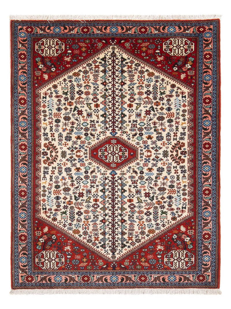 Persisk tæppe - Nomadisk - 143 x 104 cm - creme